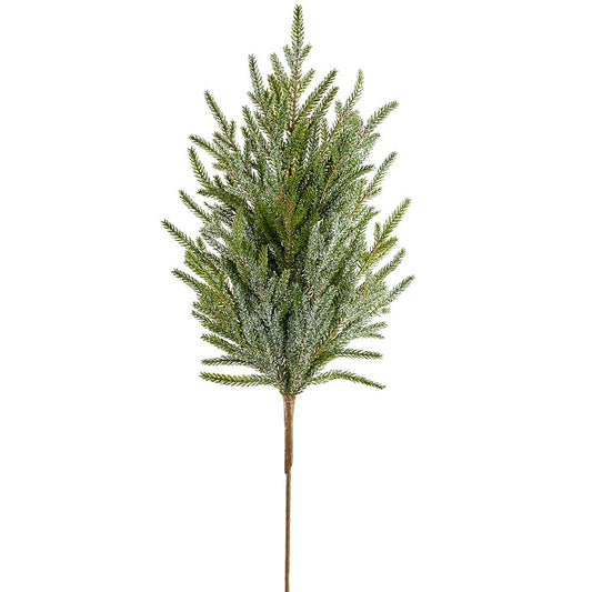 ASF 28" Glittered Cypress Spray