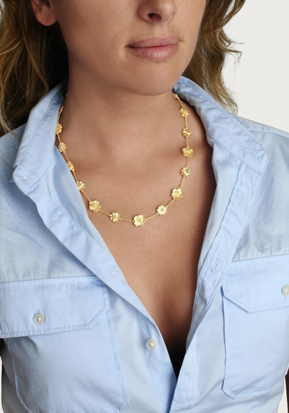 Wildflowers - Station Necklace 20"