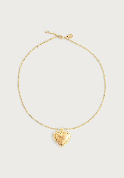 Heart - Large Locket Necklace