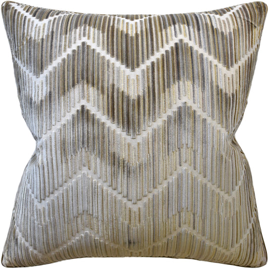 Hilo Pillow - Truffle - 22 X 22