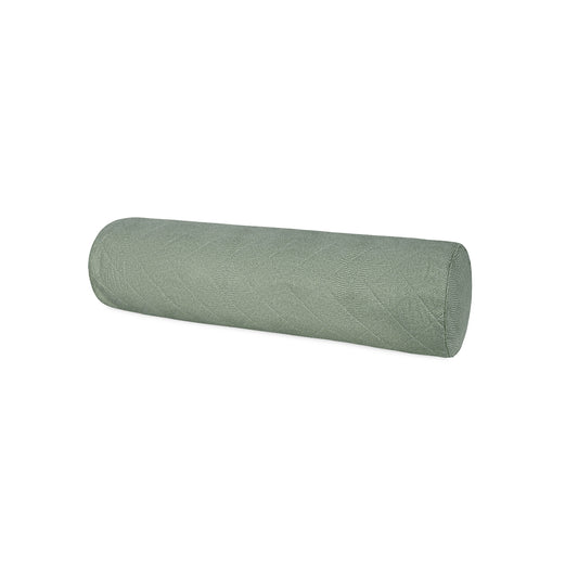 Jasper - Quilted Bolster Pillow - Green