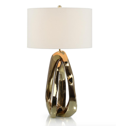 Amorphic Brass Table Lamp 34.5"