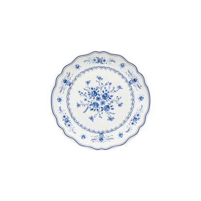 Vila - White & Blue - Salad Plate 8"