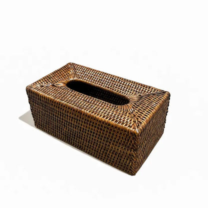 Rectangular Tissue Box - Antique Brown