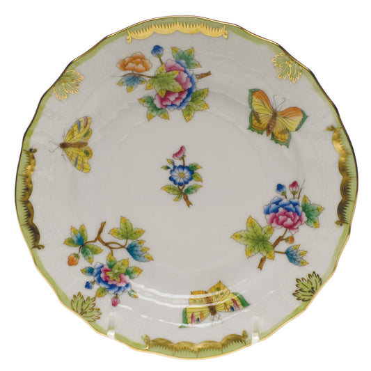 Queen Victoria - Green - Bread & Butter Plate 6"