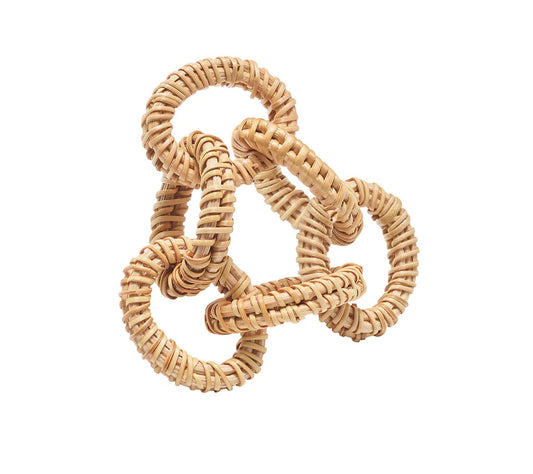KSB Rattan Link Napkin Ring - Natural