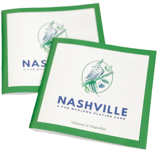 Nashville: A Fun Mahjong Playing Card - Set of 4