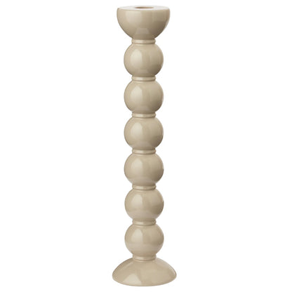 Bobbin Candlestick - Cappuccino