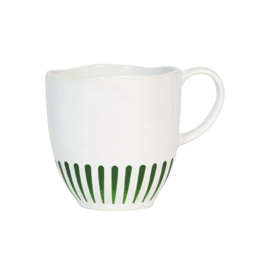 Sitio Stripe - Basil - Mug 12oz