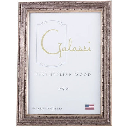 209 - Silver Frame with Thin Dotted Rope