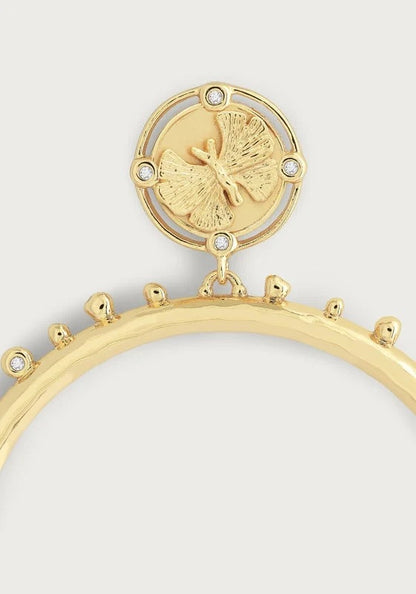 Butterfly - Coin Molten Hoops
