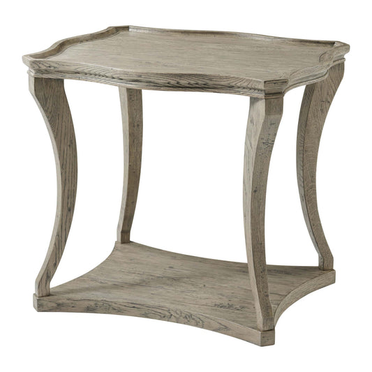 TAF Ennis Serpentine Side Table 28x26x25