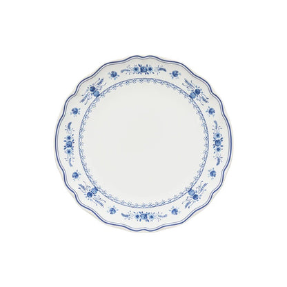 Vila - White & Blue - Dinner Plate 11"