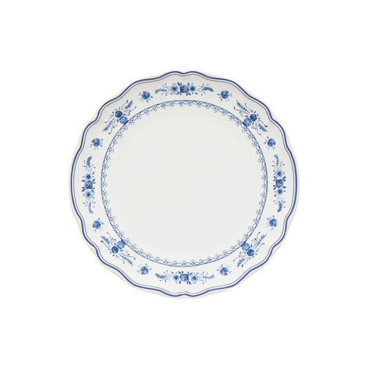Vila - White & Blue - Dinner Plate 11"
