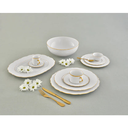 Empire - White & Gold - Salad Plate 8.5"