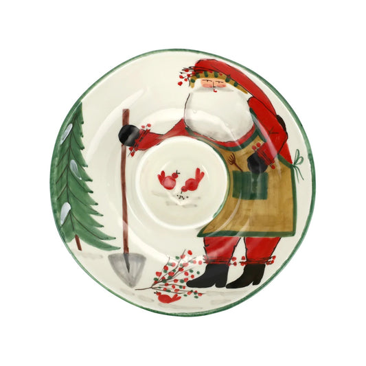 VTR Old St. Nick - Chip & Dip Platter 14"
