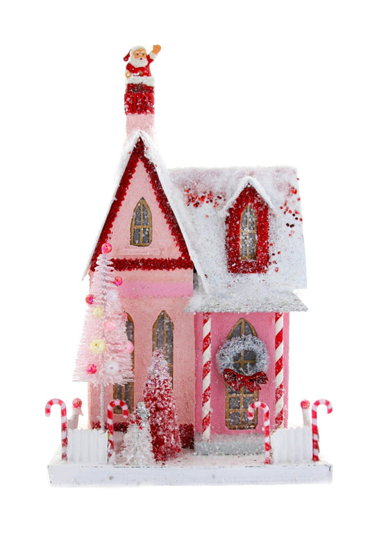 CFC Candy Cane Cottage 14"