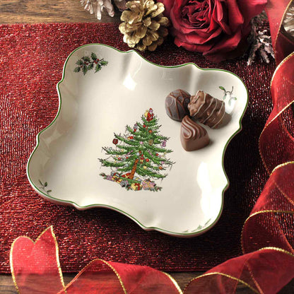 SPD Christmas Tree - Devonia Serving Tray 8"
