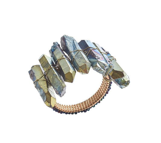 KSB Radiant Napkin Ring in Midnight