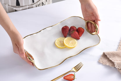 Golden Handles - Small Platter