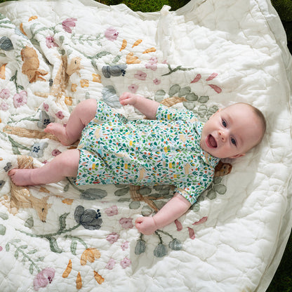 Bunny Garden - Polo Pocket Short Romper