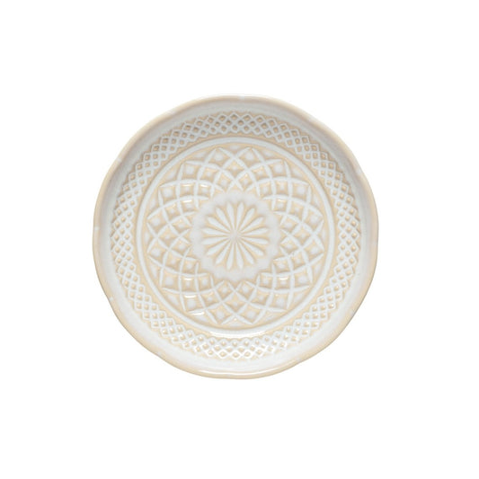 Cristal - White - Bread Plate 6"