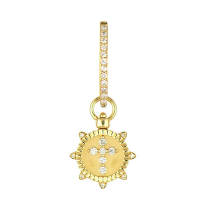 TSJ CH - Cross/Archangel Michael Double Sided Top Switch Charm