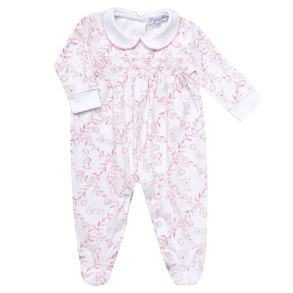 NPA Bears Trellace - Smocked Footie -