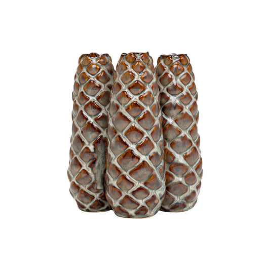 KVD Crestley Short Ceramic Bud Vase 6"