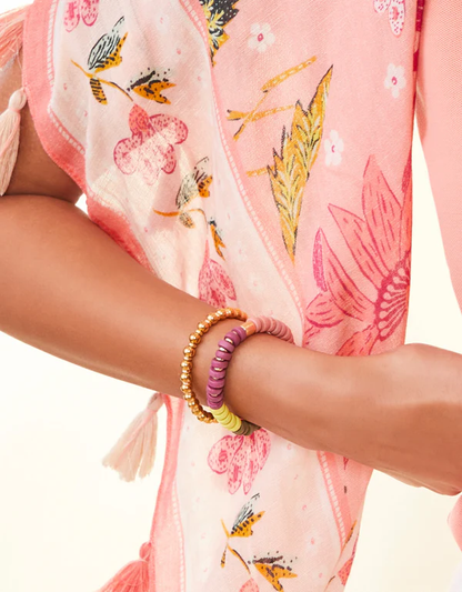 Wood Stretch Bracelet - Multi