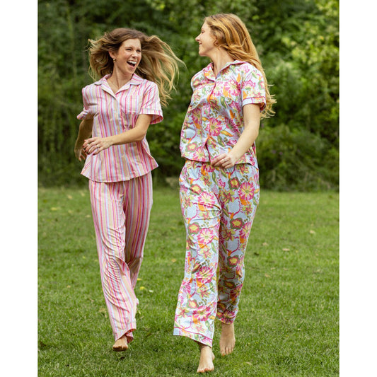Summer Blooms - 3 Piece Pajama Set