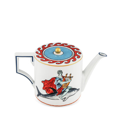 Il Viaggio Di Nettuno - White - Teapot with Lid 49.25 oz