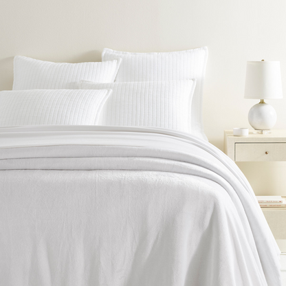 PCH Sheepy Fleece 2.0 Blanket - White - Queen