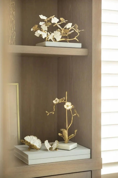 Butterfly Ginkgo Gold - Decorative Object