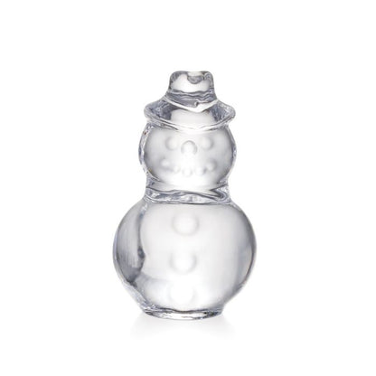 Glass Snowman Figure - Small