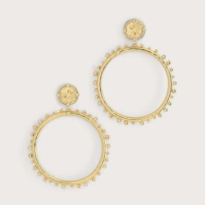 Butterfly - Coin Molten Hoops