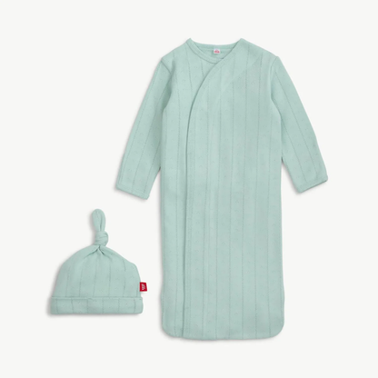 Love Lines - Newborn Sleeper Gown & Hat Set