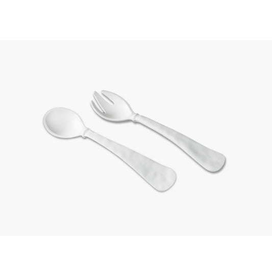 Vida - Nube - White Salad Servers