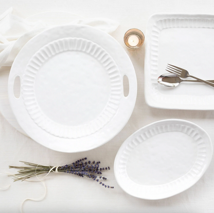 VTR Pietra Serena - Handled Round Tray 16.5"