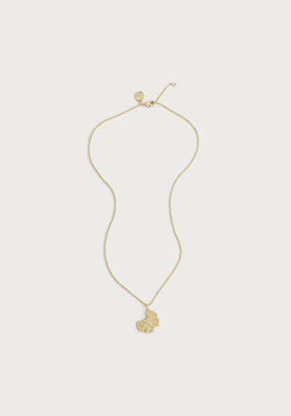Butterfly - Gold Necklace 16"
