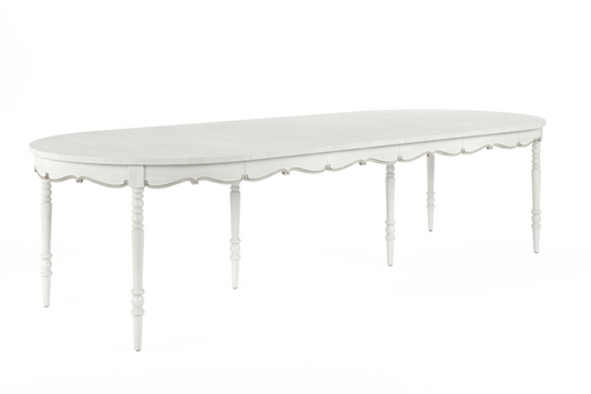 Lenticular Dining Table 120 x 48 x 30 inches (4 Leaves)