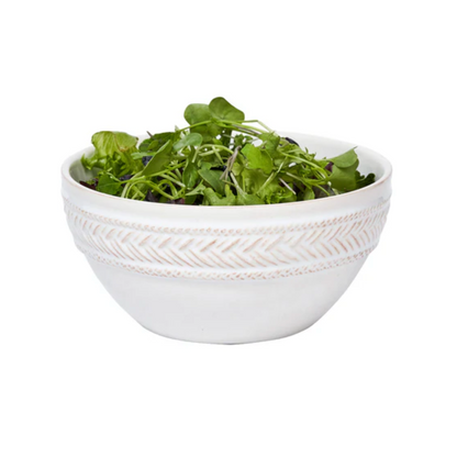 JLK Le Panier - Whitewash - Cereal/Ice Cream Bowl 6"