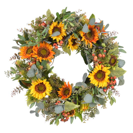 WWF Sunflower Wreath 26"