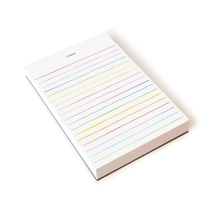 Notepad - Multi Stripes Lined To Do