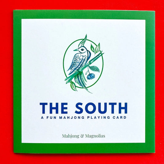 MAH The South: A Fun Mahjong Playing Card (Set of 4)