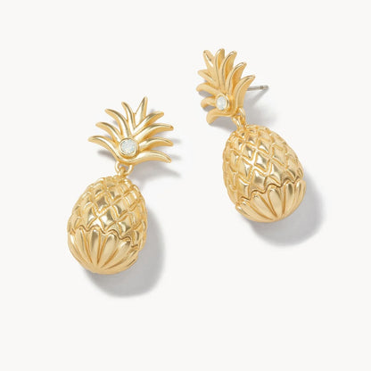 SPT E Sweet Pineapple Gold Earrings