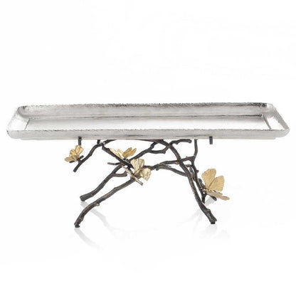 Butterfly Ginkgo - Footed Tray