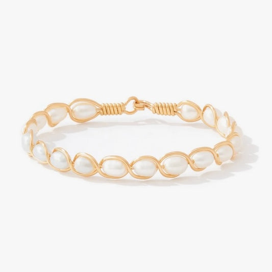 RDJ Natural Charm - White Pearl - 7.5"