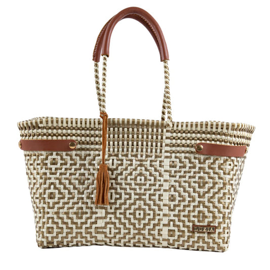 Open Basket Jumbo Cross Diamond White Gold
