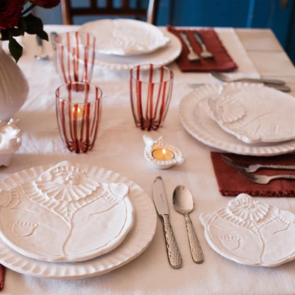 VTR Pietra Natale - Santa Salad Plate 9.25"